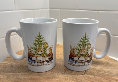 Set red shed coffee mugs - 2,