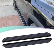 Side Steps Nerf Bars Running Boards w/ Brackets Black For Audi Q7 2016- 2025