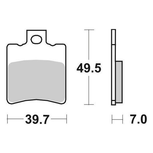 Sbs brake pads 143ct mbk - pads, 50