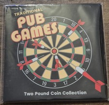 2023 Jersey Traditional Pub Games £2 Two Pound Coin Set  New and Sealed.