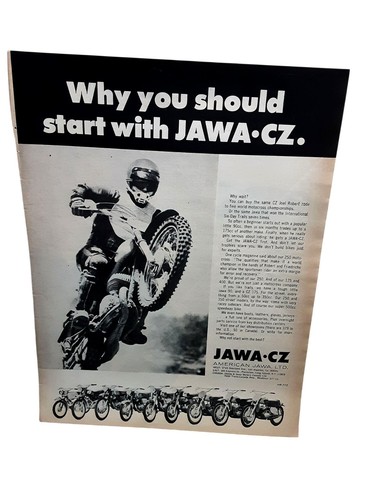 1972 jawa motorcycle - 1972, cz