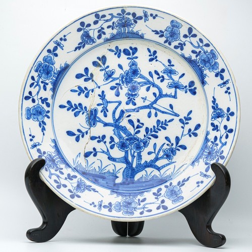 English delftware charger - english,