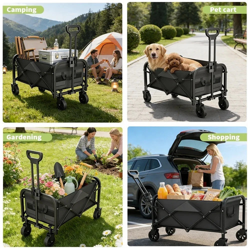 Collapsible folding wagon cart - collapsible,