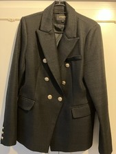 Attentif Ladies Black Suit Jacket Size 42 UK 14
