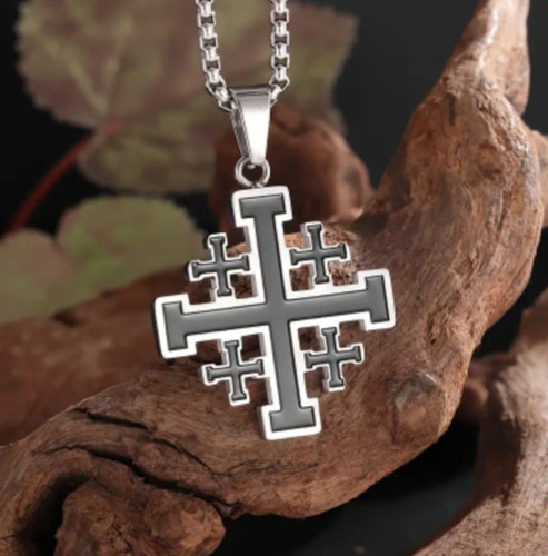 Knights templar cross necklace - cross,