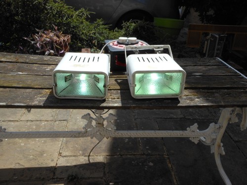 Metal halide floodlights - halide, x2