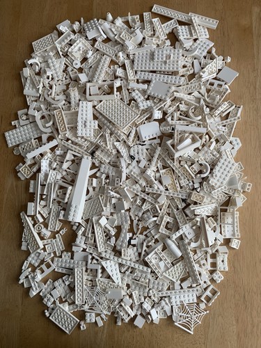 Lego white 1kg bulk - 1kg,