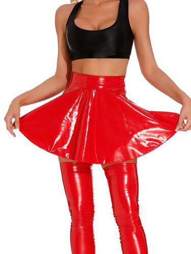 Womens shiny pvc leather - womens,