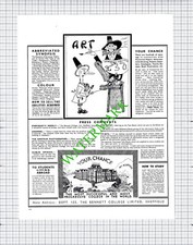 The Bennett College Ltd Sheffield Advert - 1937 Cutting / Print