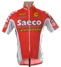 SAECO TEAM CYCLING VELO SHIRT JERSEY CANNONDALE SIZE S ADULT
