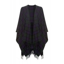 Womens 100% Cashmere Ruana