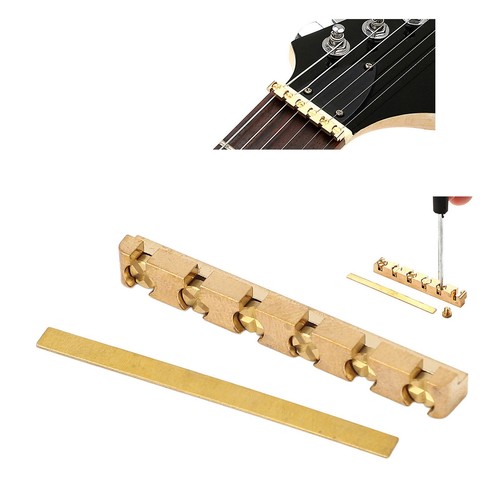 42mm guitar nut - guitar, brass