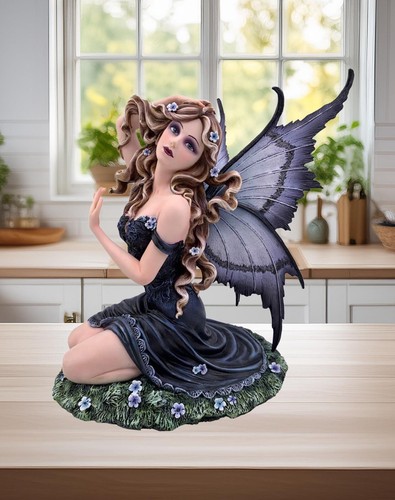Fairy figurine lavender - fairy, "lavender"