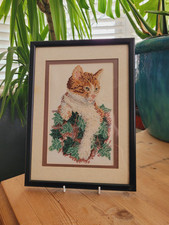 Completed Cross Stitch Ginger