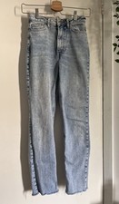 Women’s Primark Light Blue Boyfriend Fit Straight Leg Jeans Size UK 4