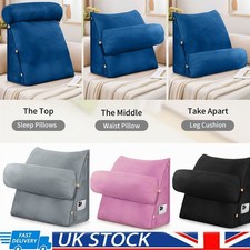Cushion Support Pillow 3 IN 1 Wedge Reading Pillow For Sitting Backrest Pillow