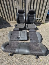 ROVER 214 216 218 220 Gti Gsi 3 Door Hatchback 89-95 Black Half Leather Seats 