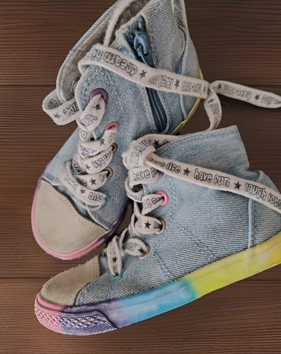 Little girls rainbow denim - little,