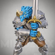 DRAGON KNIGHT || Fantasy Dragonguard Artisan Guild Unpainted  Tabletop Miniature
