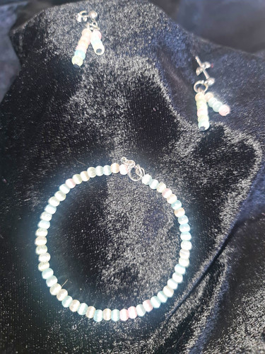Cats eyes beaded memory wire - eyes,