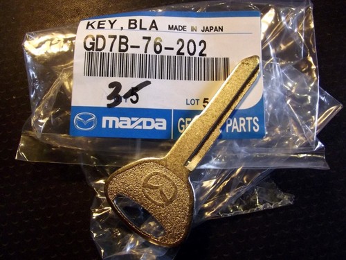 Key blank genuine - mazda, mx-5