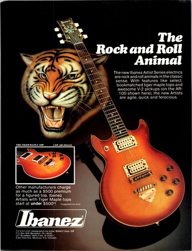 Vintage 1980 ibanez artist - vintage,