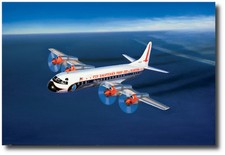 Electra (Artist Proof) by Mike Machat - Lockheed Electra - Aviation Art Print