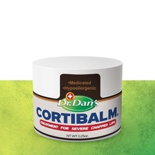 Dr. Dan's CortiBalm Lip Balm In Pocket Size Pot 7g (0.25 oz) 40% More Than Tube