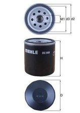 Oil Filter MAHLE Fits TOYOTA