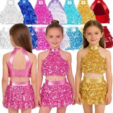UK Girl Sequin Dance Costume