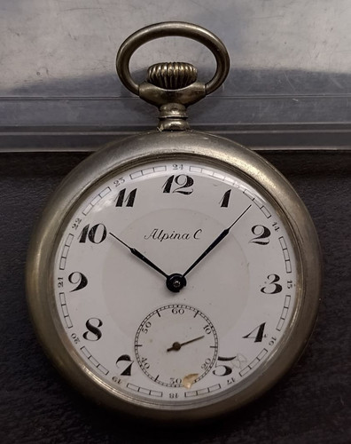 Vintage pocket watch alpina - vintage,