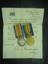 WW1  MEDALS  OFFICER ROYAL