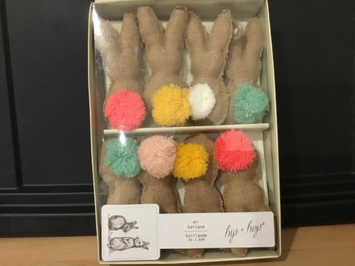 Hip hop easter garland - hop,