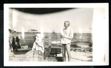 Vintage Photo MATURE SMOKING