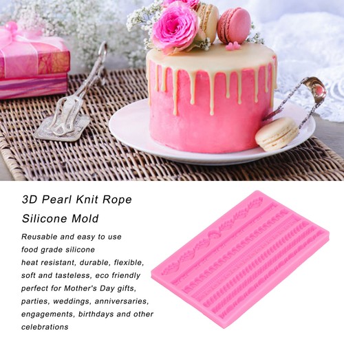 Pearl knit rope silicone - 3d,