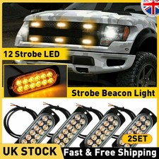 8x 12LED Amber Recovery Strobe