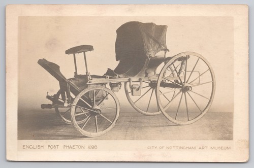 Postcard english post phaeton - english,