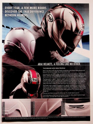 Arai helmets profile - arai,