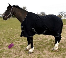 Rhinegold Suede Fleece Rug All-purpose rug, Travel,  Show, Pony/Horse 7ft