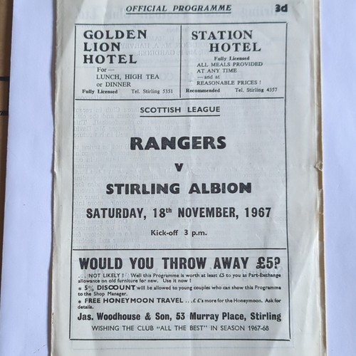1967 rangers stirling - 1967.,