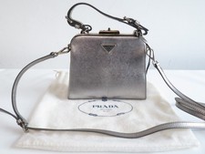 Prada - Silver Saffiano