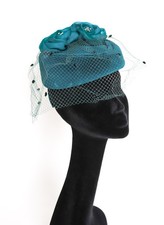 Vintage Net Pill Box Hat -
