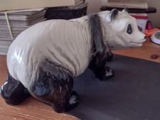 Vintage Melba Ware Large Panda Eng 1940s /1950s  Black & White UK  Pottery 