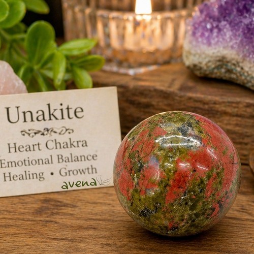Unakite sphere healing - unakite,