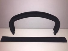 Plain black bumper bar cover to fit Bugaboo Donkey Cameleon iCandy Peach etc