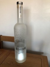 6L, Empty Bottle Belvedere Vodka,Crafts Frosted Glass