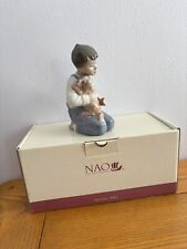 Stunning Nao by Lladro Forever Friends 1127 Boy and his dog  1990 Original box