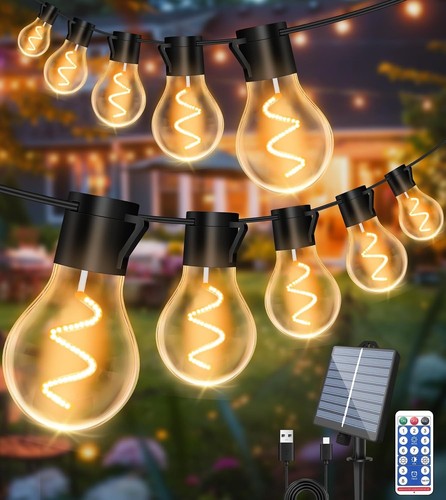 Solar festoon lights - festoon, outdoor