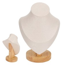 Elegant Necklace Display Holder Stand Clear Space Saving Organizer For Retail