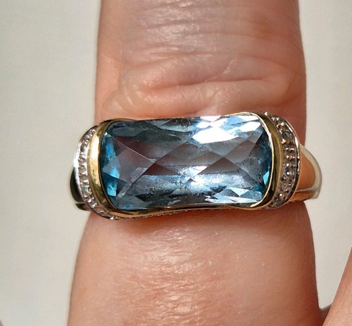 Yellow gold aquamarine - gold,
